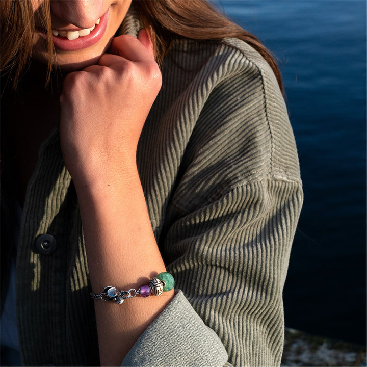 トロールビーズ　グリーンアベンチュリン　2個セット 36a62df0-4651-4101-b4b6-