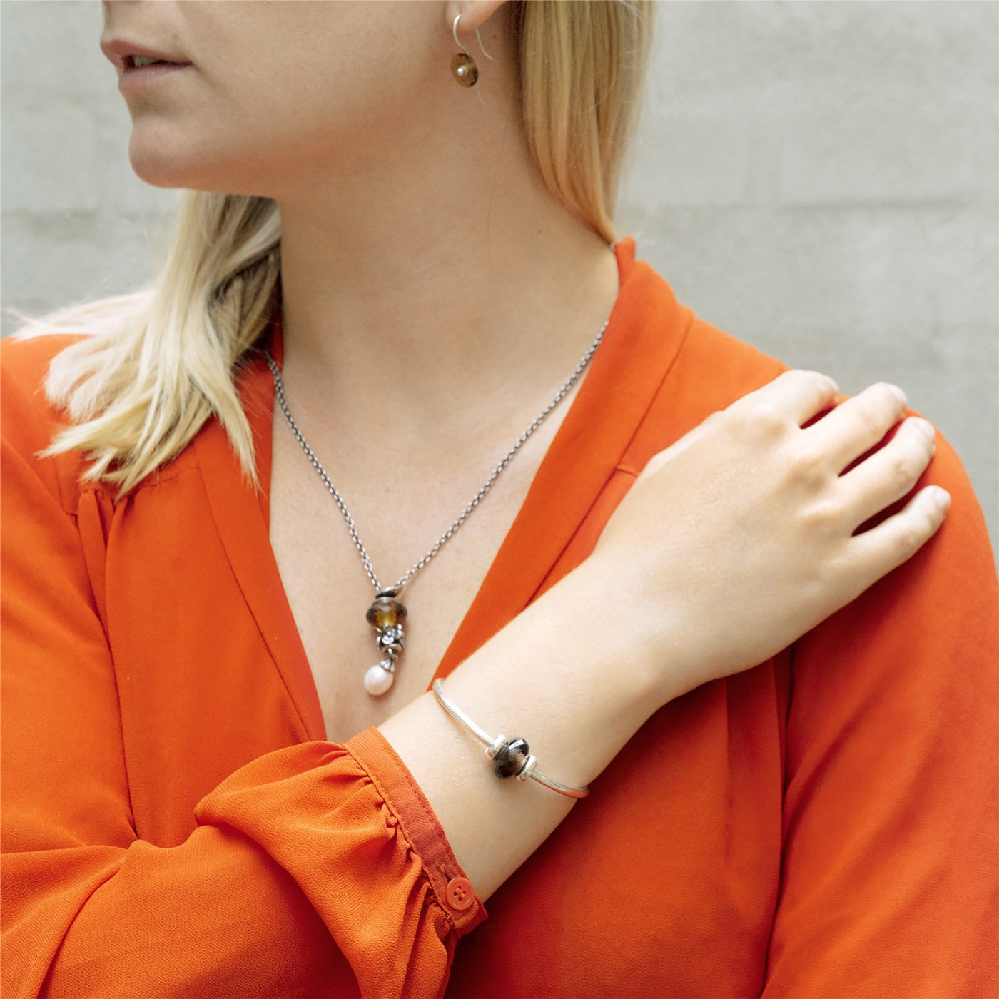 スモーキークォーツ（ピアス）