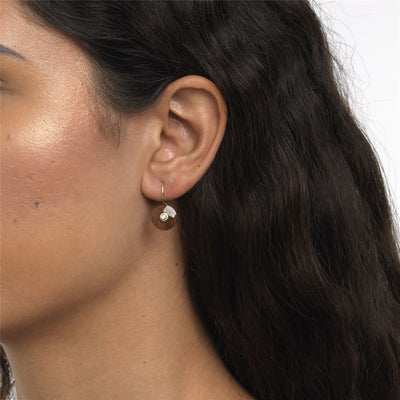 スモーキークォーツ（ピアス）